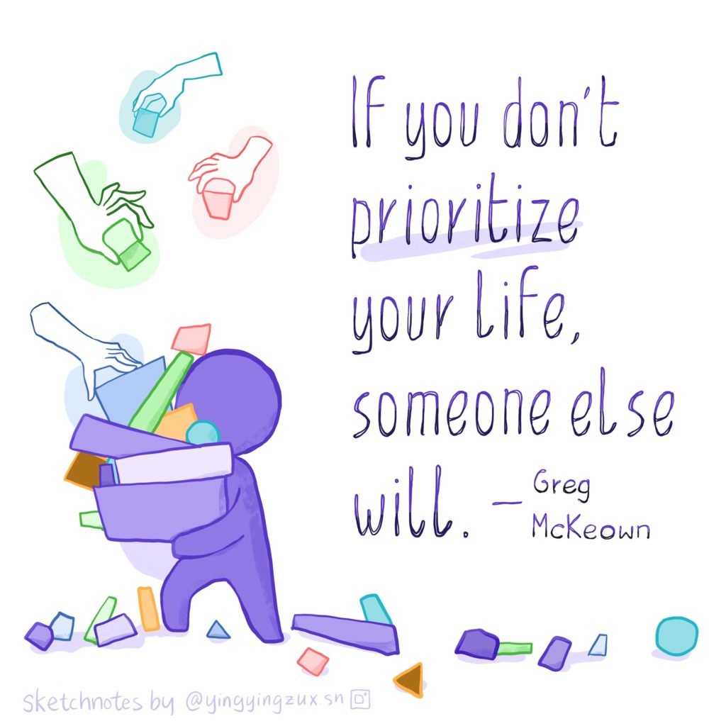 If you don't prioritize your life, someone else will – Yingying Zhang
